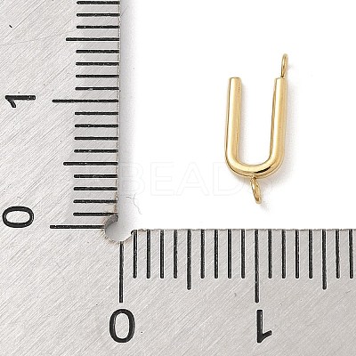 304 Stainless Steel Letter Connector Charms LS-STAS-M108-01G-21-1