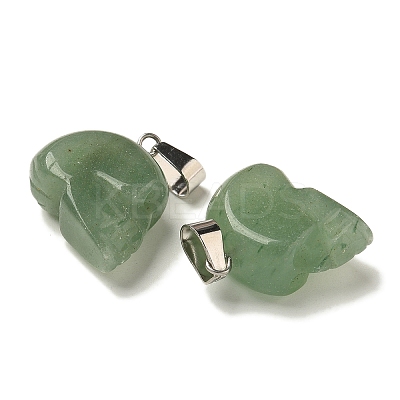 Natural & Synthetic Mixed Gemstone Pendants G-Z067-02P-01-1
