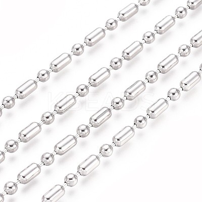 Non-Tarnish 304 Stainless Steel Ball Chains CHS-L024-025A-1