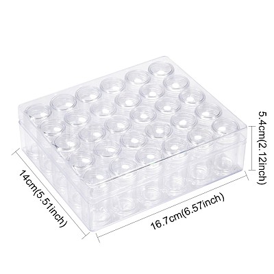 Rectangle Plastic Bead Storage Containers CON-Q025-05-1