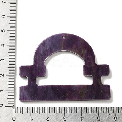 Acrylic Keychain Pendants SACR-S608-04C-02-1