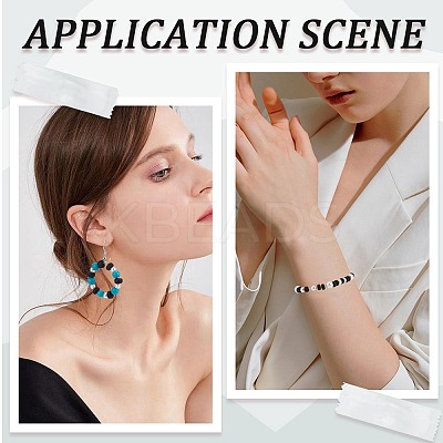 3 Strands Handmade Polymer Clay Beads Strands CLAY-SC0001-67A-1