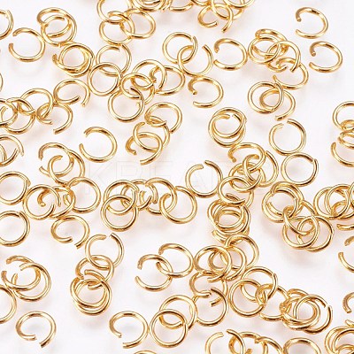 304 Stainless Steel Open Jump Rings STAS-F084-30G-1