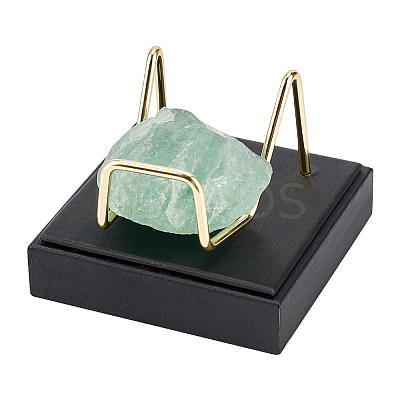 Square PU Leather Mineral Crystal Display Stands AJEW-WH0342-65B-1
