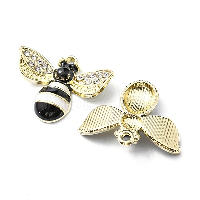 6Pcs Rack Plating Alloy Enamel Pendants ENAM-YW0002-56A-1