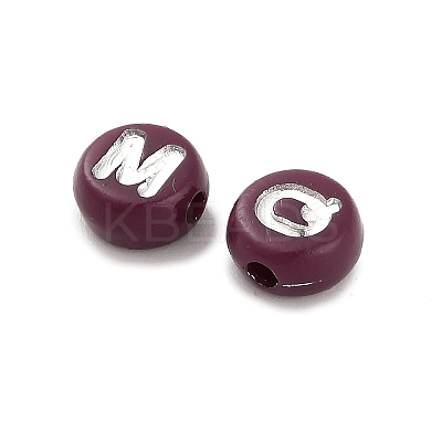 Opaque Acrylic Beads OACR-H046-02F-1