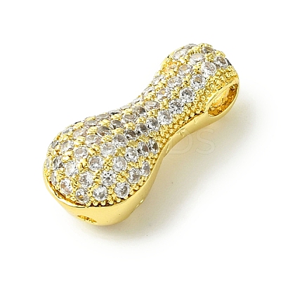 Rack Plating Brass Cubic Zirconia Pendants KK-S378-02G-I-1