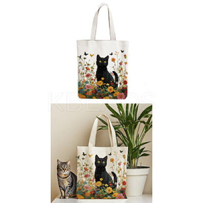 Canvas Women's Tote Bags ABAG-WH0057-002-1