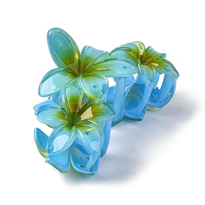 Flower Plastic Claw Hair Clips PW-WGB4757-03-1