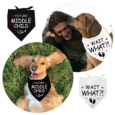Cotton Dog's Kerchief AJEW-WH0592-001-1