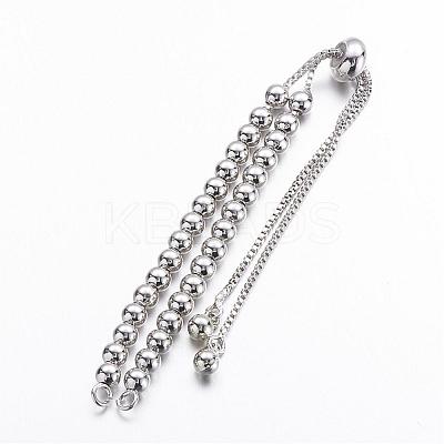 Brass Chain Bracelet Making KK-G291-02P-NR-1