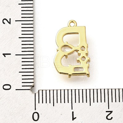 Brass Micro Pave Cubic Zirconia Pendants LS-KK-M310-01G-02-1