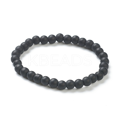 Glass Beaded Stretch Bracelets BJEW-D446-B-23-1