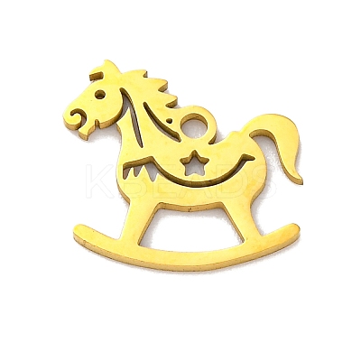 201 Stainless Steel Charms STAS-Q015-12G-1