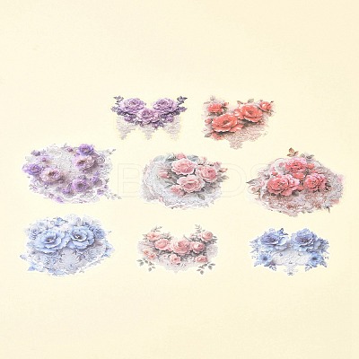 4Sets Herbal Ballads Vintage Stickers DIY-FS0008-69-02-1