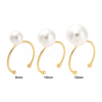 Brass Open Cuff Ring Settings KK-G518-04G-03-1