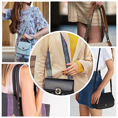 Ethnic Style Polyester Adjustable Bag Handles FIND-WH0129-24C-1
