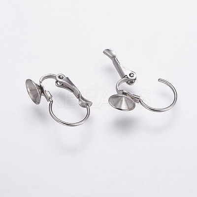 Tarnish Resistant 304 Stainless Steel Leverback Earring Findings LS-STAS-K146-030-6mm-1