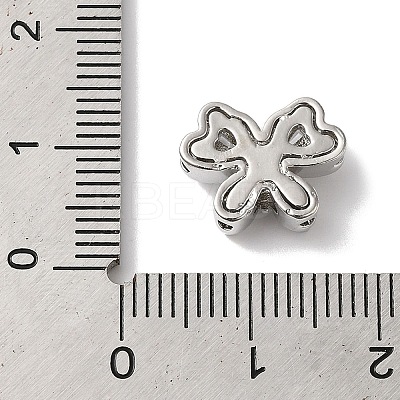 Brass Micro Pave Clear Cubic Zirconia Beads KK-G503-13P-1