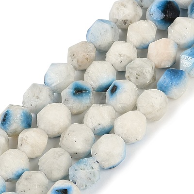 Natural Blue Ice Glacierite Stone Beads Strands G-B092-A01-03-1
