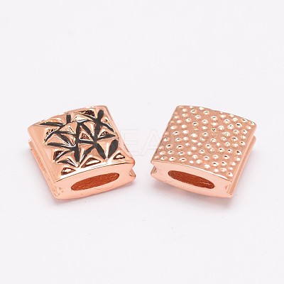 Brass Enamel Slide Charms KK-E711-031RG-NR-1