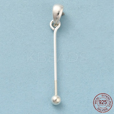 925 Sterling Silver Pendant Bails LS-STER-P048-01C-S-1