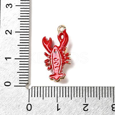 Zinc Alloy Enamel Pendants X-FIND-I044-17A-1-1