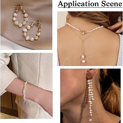 10Pcs Natural Cultured Freshwater Pearl Beads PEAR-YW0001-34-1