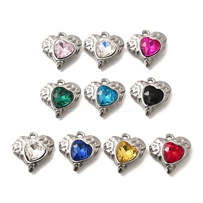 304 Stainless Steel Pendants STAS-Q346-05P-1