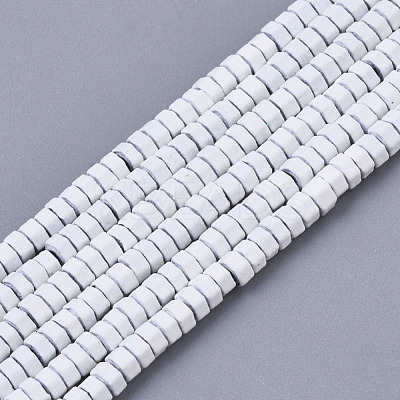 Spray Painted Non-magnetic Synthetic Hematite Beads Strands G-R468-02A-M-1