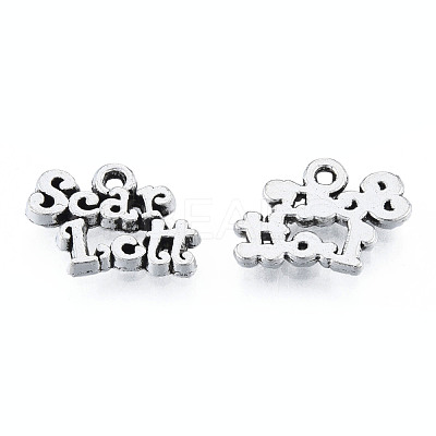 Tibetan Style Alloy Charms TIBEP-N012-05-1