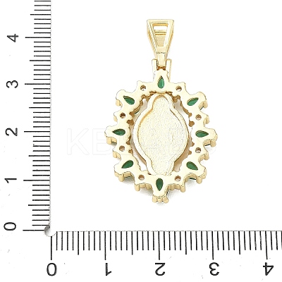 Religion Brass Pave Cubic Zirconia Pendants CU-CBA83A6-01C-G02-1