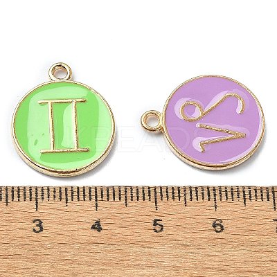 (Defective Closeout Sale)Alloy Enamel Pendants ENAM-XCP0001-41A-G-1