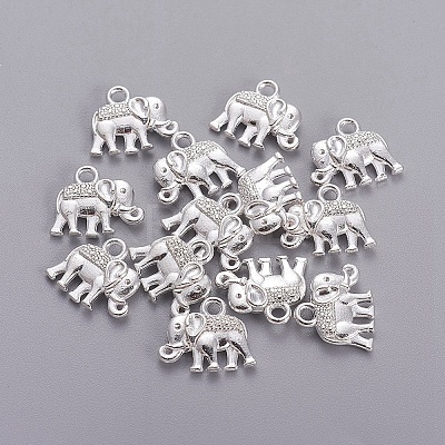 Tibetan Style Alloy Charms PALLOY-P220-01S-NR-1