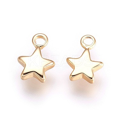 Brass Charms X-KK-R037-242G-1