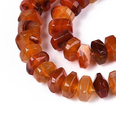Natural Agate Beads Strands G-N356-01A-10-1