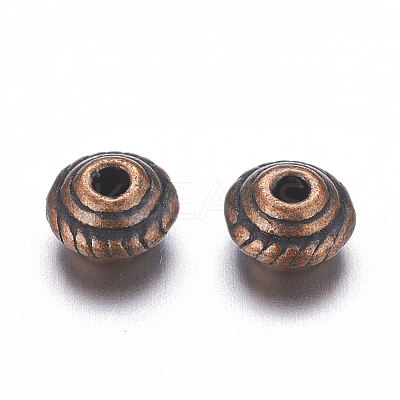 Tibetan Style Alloy Spacer Beads LS-RLFH10167Y-01R-1