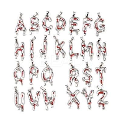 304 Stainless Steel Enamel Pendants STAS-Z174-01P-1