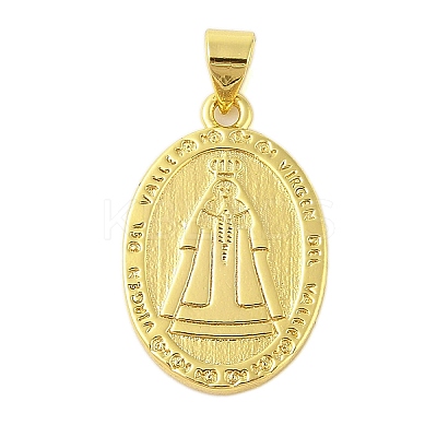 Rack Plating Brass Pendants KK-S380-42E-G-1