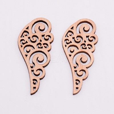 Unfinished Wood Filigree Joiners Links WOOD-WH0099-10C-1