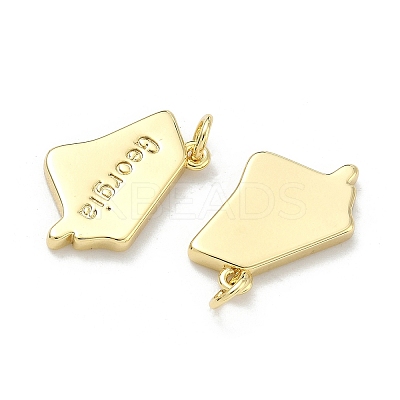 Brass Pendants KK-D229-22Y-G-1
