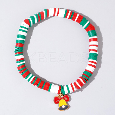 Christmas 304 Stainless Steel Enamel Charm Bracelets AH2991-11-1