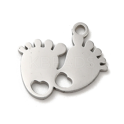 Non-Tarnish 304 Stainless Steel Charms STAS-K270-02P-1