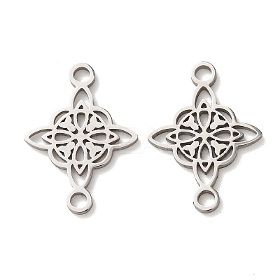 304 Stainless Steel Viking Knot Links Connector Charms STAS-A141-03P-1