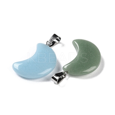 Synthetic Noctilucent Stone/Luminous Stone Pendants G-Z054-02B-1