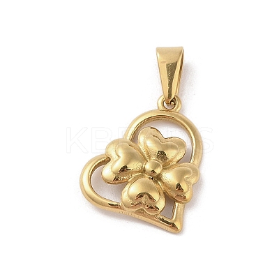 PVD Vacuum Plating 304 Stainless Steel Pendants STAS-R232-14B-G-1