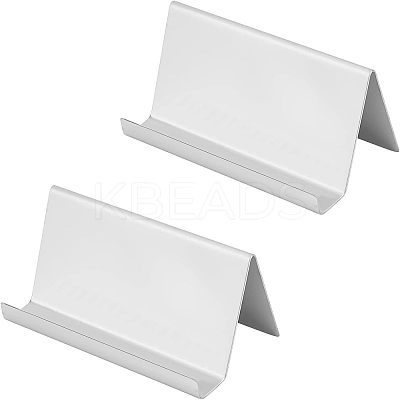 Stainless Steel Business Card Frame LS-ODIS-WH0008-37P-1