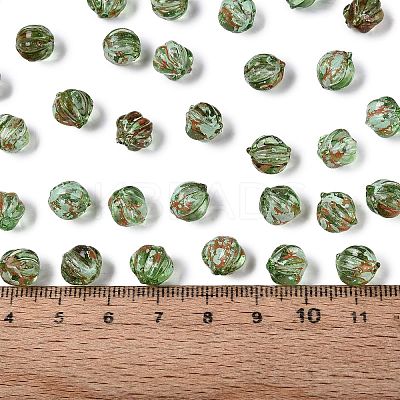 Picasso Transparent Glass Beads SEED-Q039-04E-1