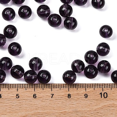 Transparent Colours Glass Seed Beads SEED-Z004-T8MM-04-1