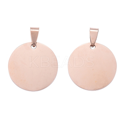 Ion Plating(IP) 304 Stainless Steel Pendants STAS-I311-05A-RG-1